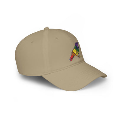 Spiral Crow - Classic Pride Colours, Low Profile Baseball Cap