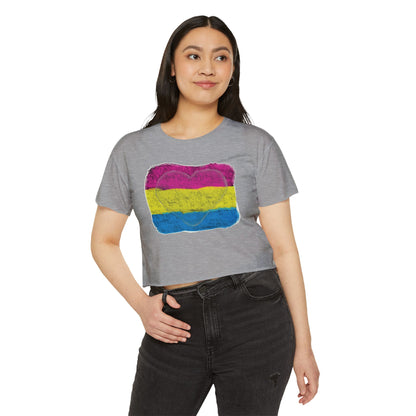 Heart - Pan Pride, Crop Top