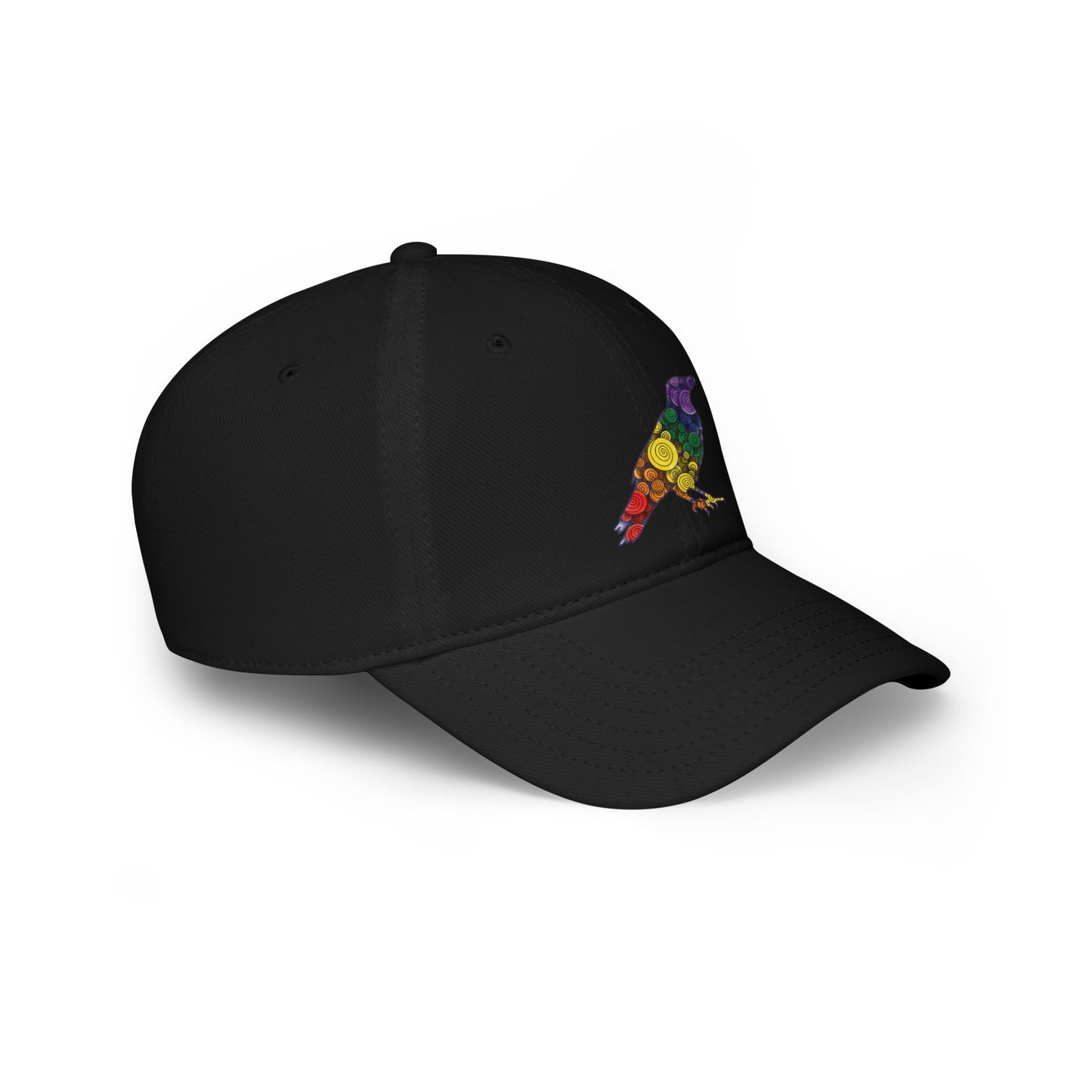 Spiral Crow - Classic Pride Colours, Low Profile Baseball Cap