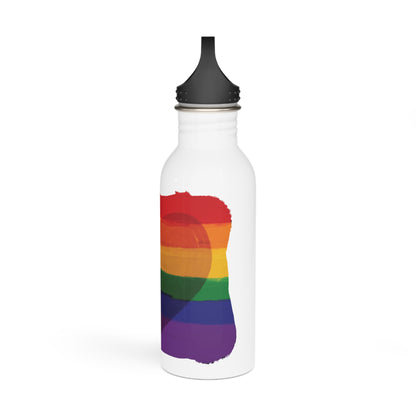 Heart - Pride Colours,aStainless Steel Water Bottle