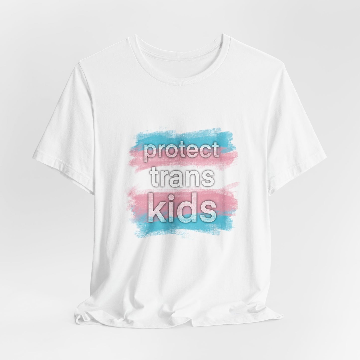 Protect Trans Kids - Trans Rights, Straight-fit T-Shirt