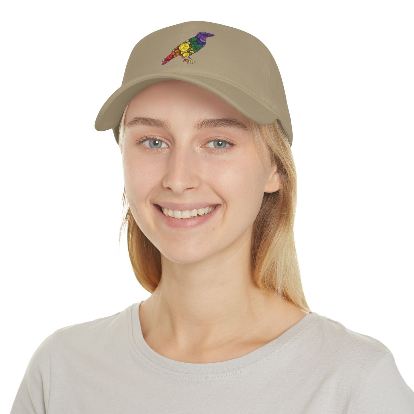 Spiral Crow - Classic Pride Colours, Low Profile Baseball Cap