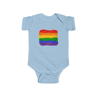 Heart -  Classic Pride Rainbow, Baby Onsie