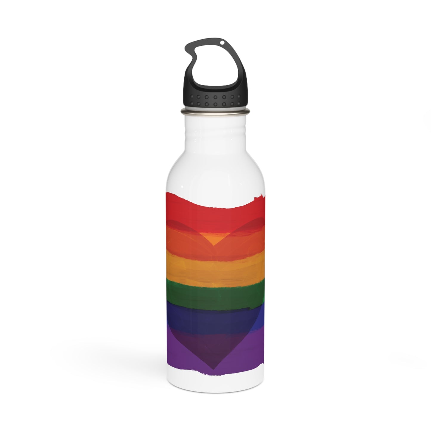 Heart - Pride Colours,aStainless Steel Water Bottle