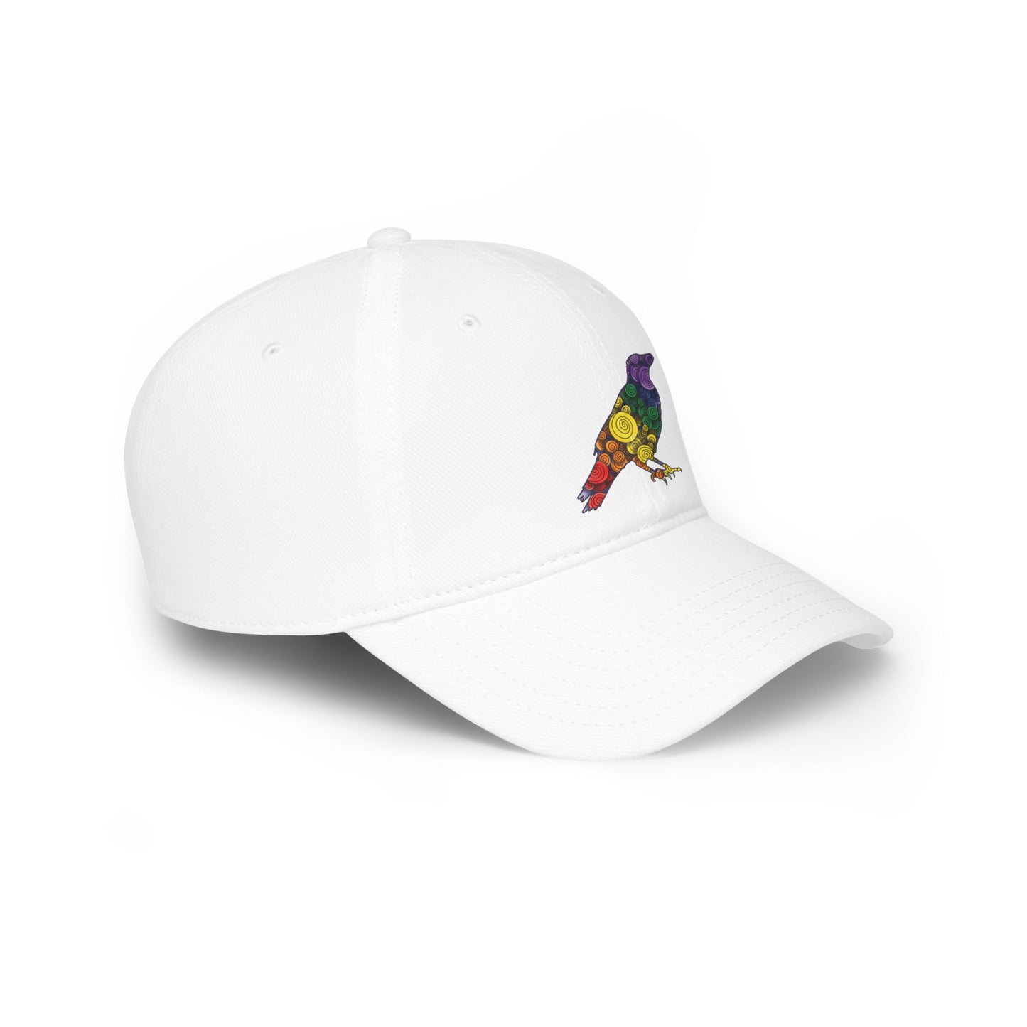 Spiral Crow - Classic Pride Colours, Low Profile Baseball Cap