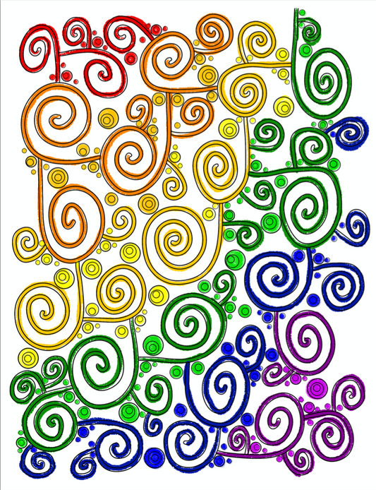 Abstract Colouring Book